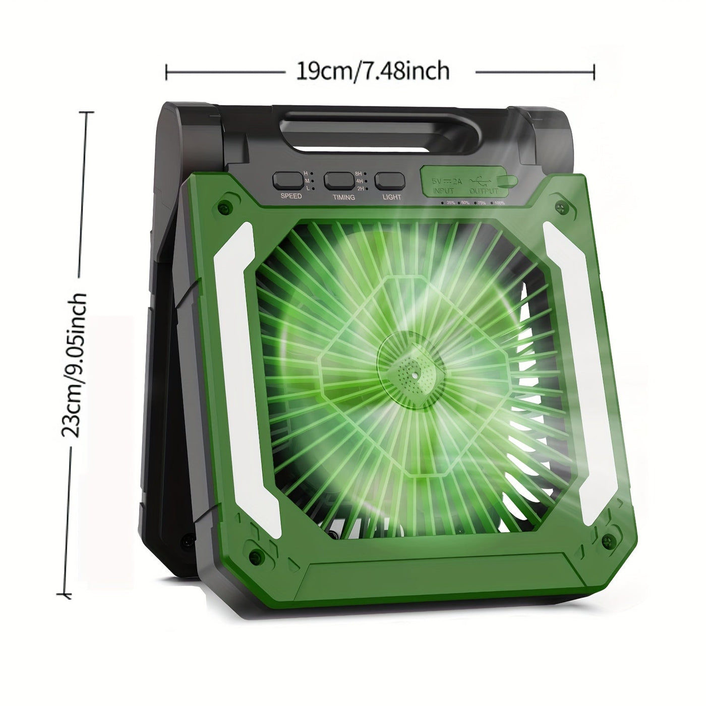 20000mAh Solar Camping Fan with LED Light - 3R Family Store