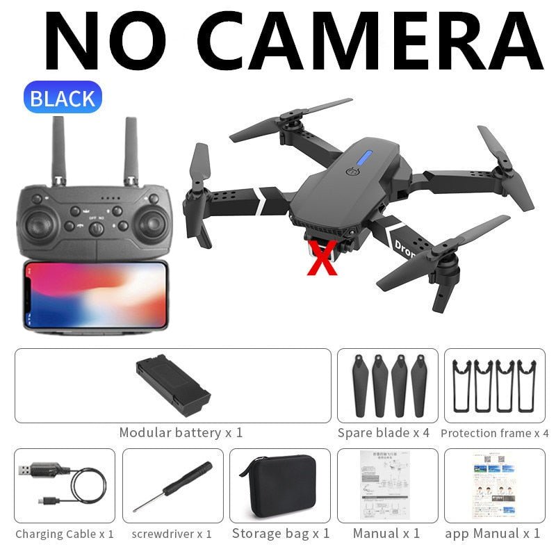 2021 NEW Drone 4k profession HD Wide Angle Camera 1080P WiFi fpv Drone Dual Camera Height Keep Drones Camera Helicopter Toys - 3R Family Store