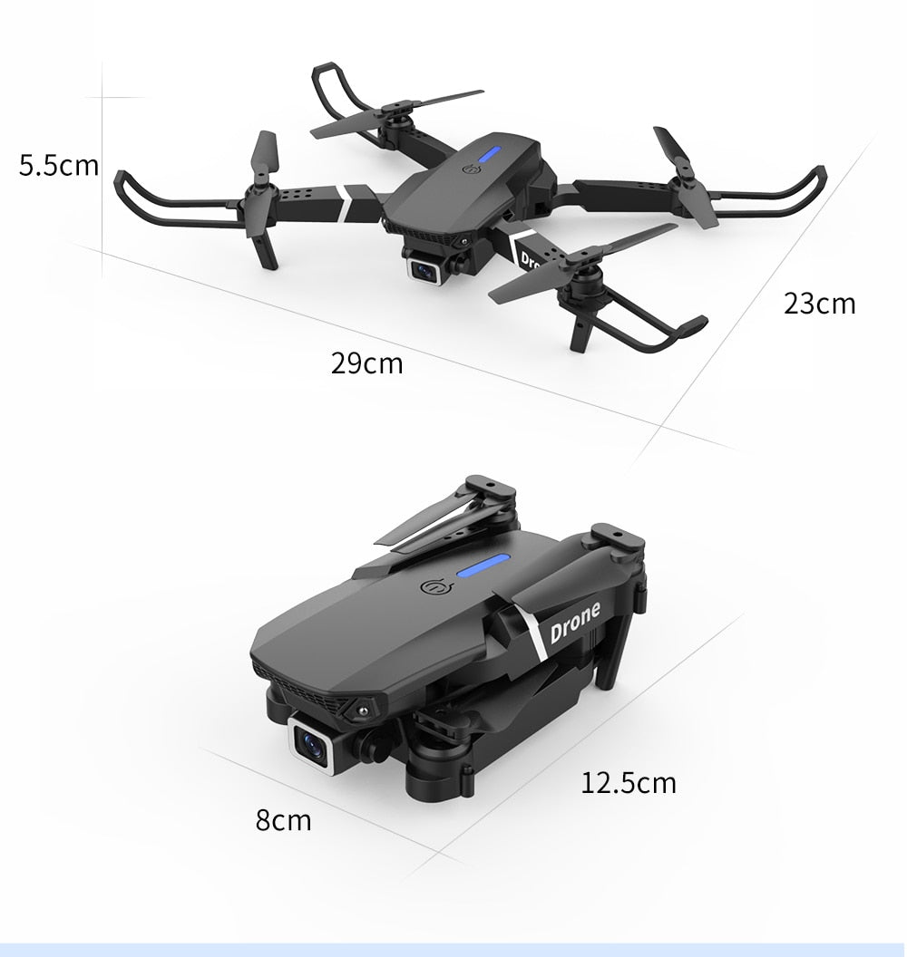 2021 NEW Drone 4k profession HD Wide Angle Camera 1080P WiFi fpv Drone Dual Camera Height Keep Drones Camera Helicopter Toys - 3R Family Store
