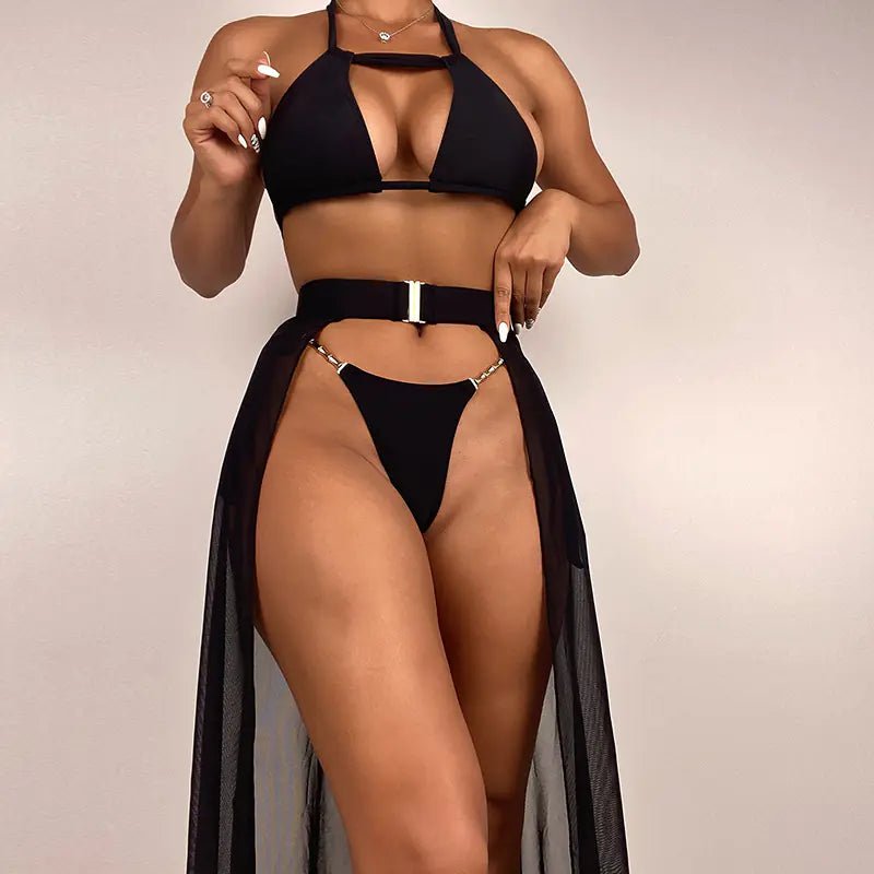 3 - Piece Sexy Women's Bikini Set for Summer - 3R Family Store