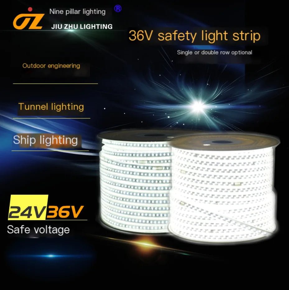 36V LED 5050 Waterproof Double Row Light Strip - 3R Family Store