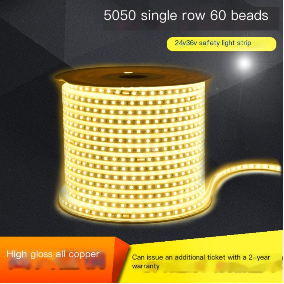 36V LED 5050 Waterproof Double Row Light Strip - 3R Family Store