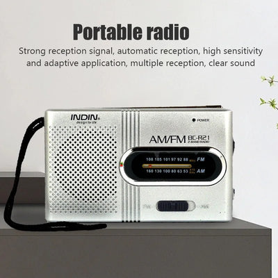 BC - R21 Mini AM/FM Portable Radio - 3R Family Store