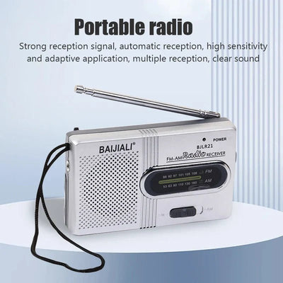 BC - R21 Mini AM/FM Portable Radio - 3R Family Store