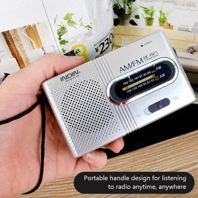 BC - R21 Mini AM/FM Portable Radio - 3R Family Store