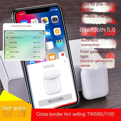 Bluetooth 5.0 TWS Earbuds with Wireless Charging - 3R Family Store