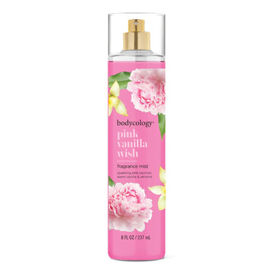 Bodycology Long - Lasting Fragrance Body Mist Pink Vanilla Wish 8 fl oz - 3R Family Store