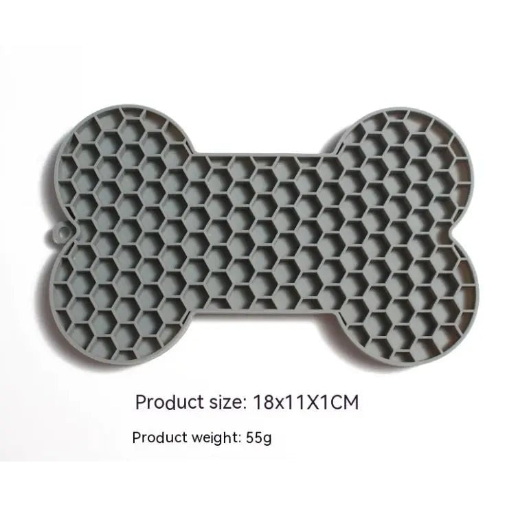 Bone Silicone Licking Dog Slow Food Mat - 3R Family Store
