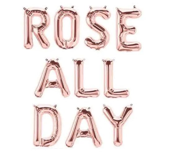 Bride to Be Rose Gold 16" Balloon Banner | Multiple phrases! - 3R Family Store