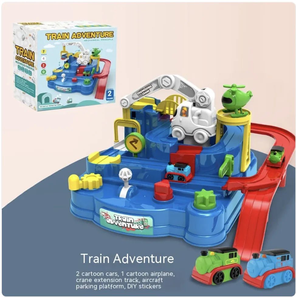 Children's Adventure Train Set Toy for Car Entrance - 3R Family Store