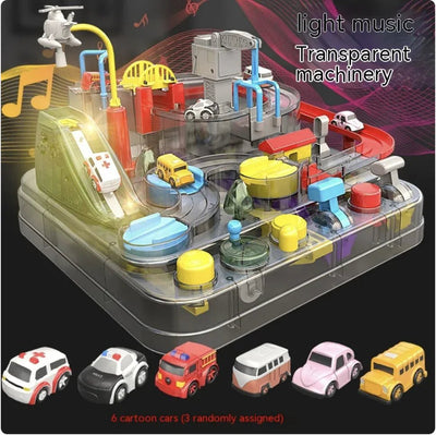 Children's Adventure Train Set Toy for Car Entrance - 3R Family Store