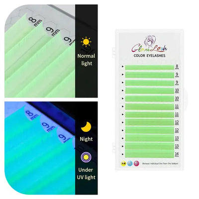 Colorful Thick Fluorescent False Eyelashes Set - 3R Family Store