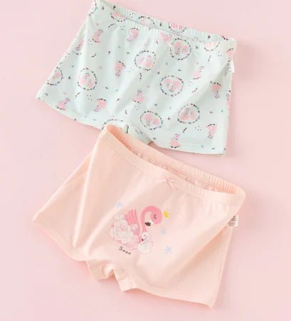Creative Print Cotton Girls Boxer Underwear Set - 3R Family Store