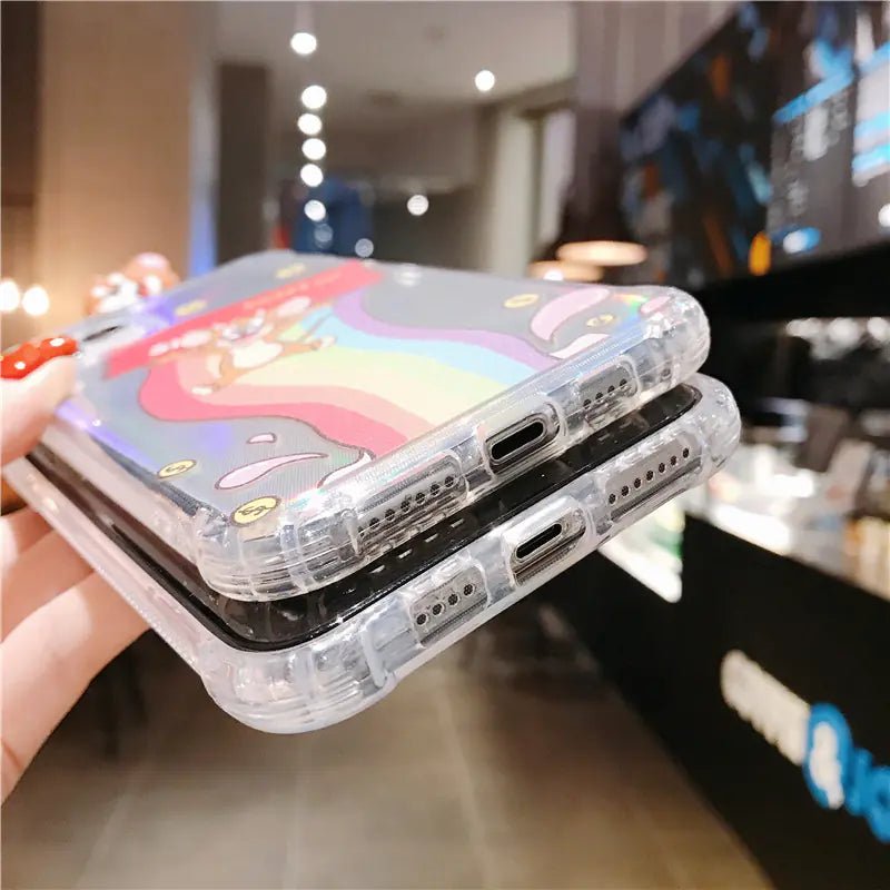 Cute Laser Tom and Jerry Phone Case for iPhone 11/XS Max - 3R Family Store