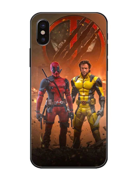 Deadpool Glass Phone Case for iPhone 6 - XS Max - 3R Family Store