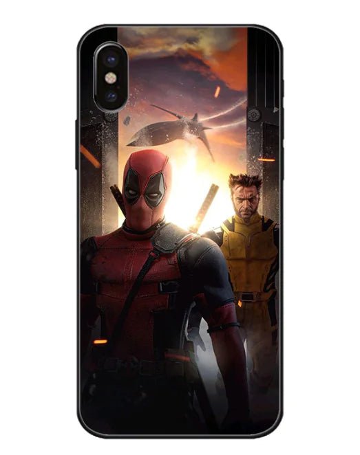 Deadpool Glass Phone Case for iPhone 6 - XS Max - 3R Family Store