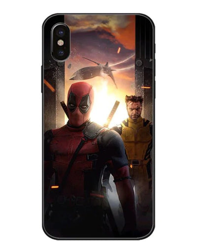 Deadpool Glass Phone Case for iPhone 6 - XS Max - 3R Family Store