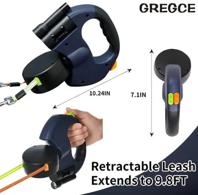 Dual Retractable Dog Leash - 3R Family Store