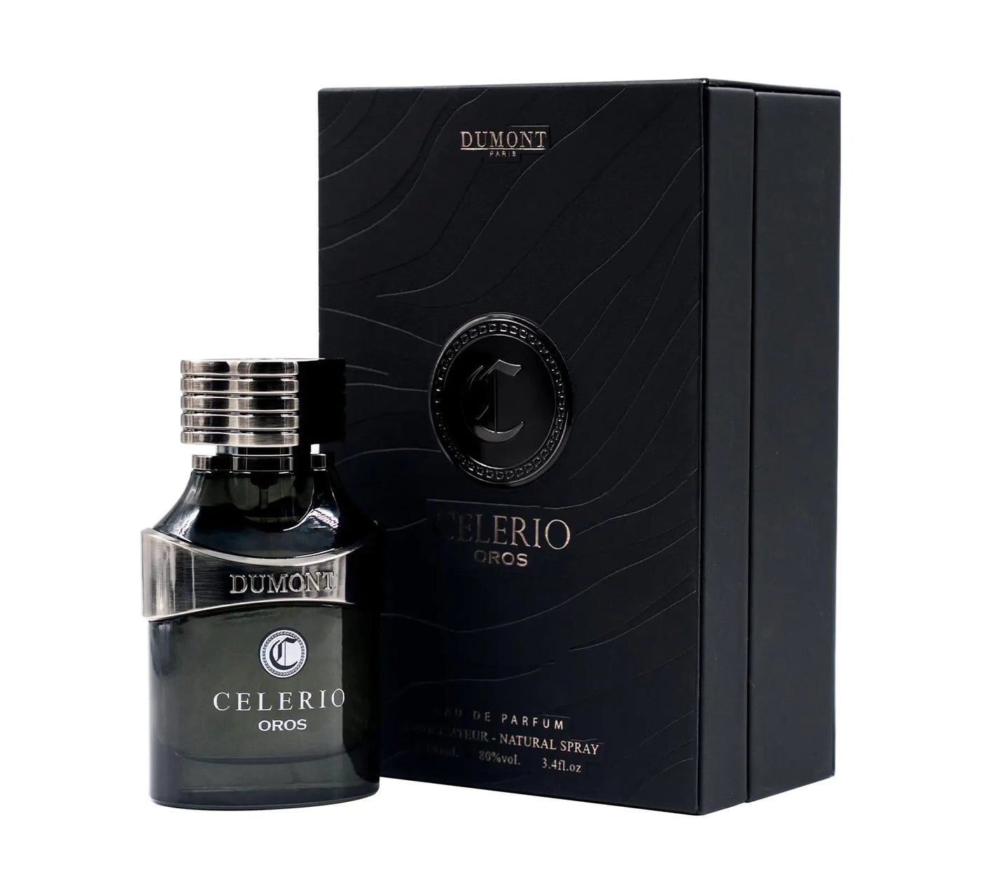 DUMONT Celerio Oros Eau De Perfume Men - Fragrance Of Lemon & Fresh Fruits - Celerio Perfum Unisex Suitable for Men & Women - Long Lasting Cologne Mist & Body Spray 3.4oz (Black 80% vol) - 3R Family Store
