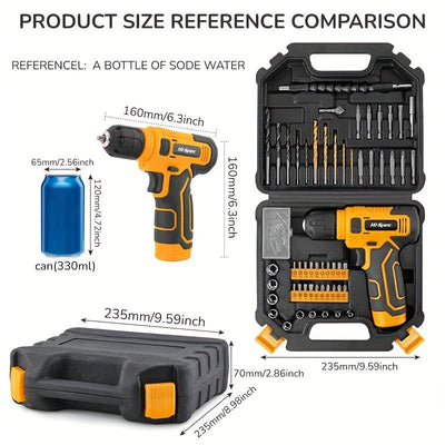 Electric Repair Tool Kit with 8V Cordless Driver - 3R Family Store