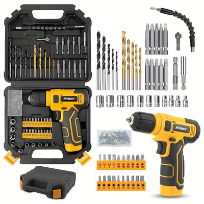 Electric Repair Tool Kit with 8V Cordless Driver - 3R Family Store