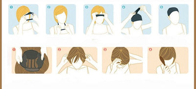 Elegant Long Curly Hair Wig - 3R Family Store