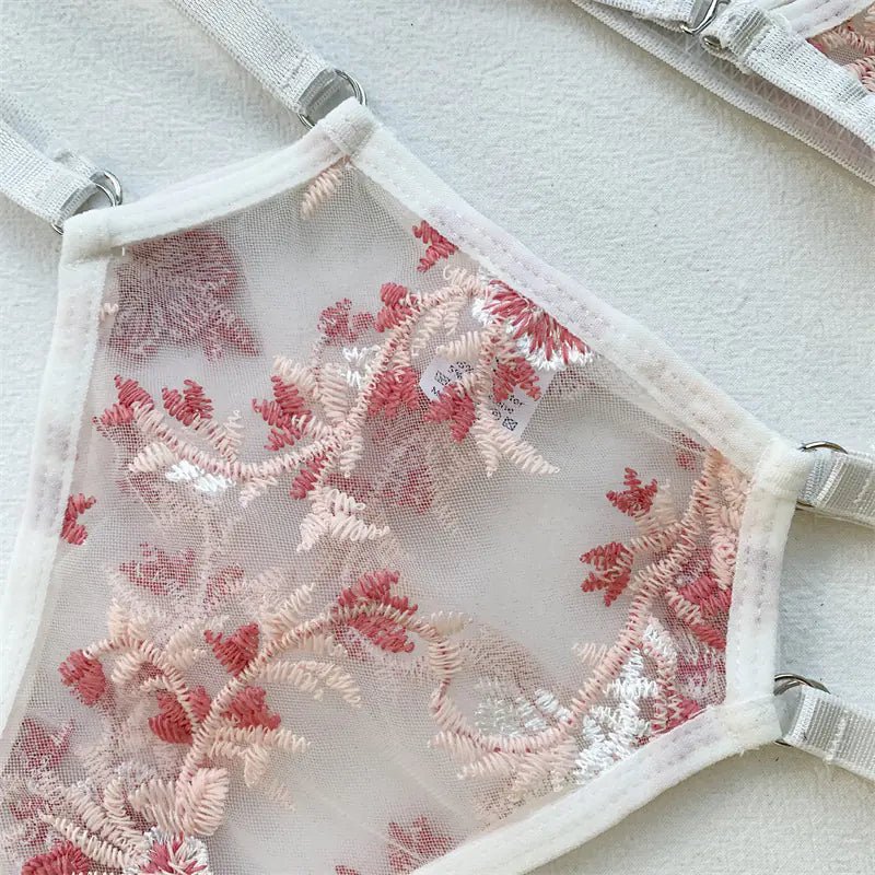 Explosive Style Sexy Three - Point Embroidery Bra Set - 3R Family Store