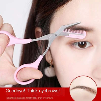 Eyebrow Scissors with Comb for Beginners and Makeup - 3R Family Store