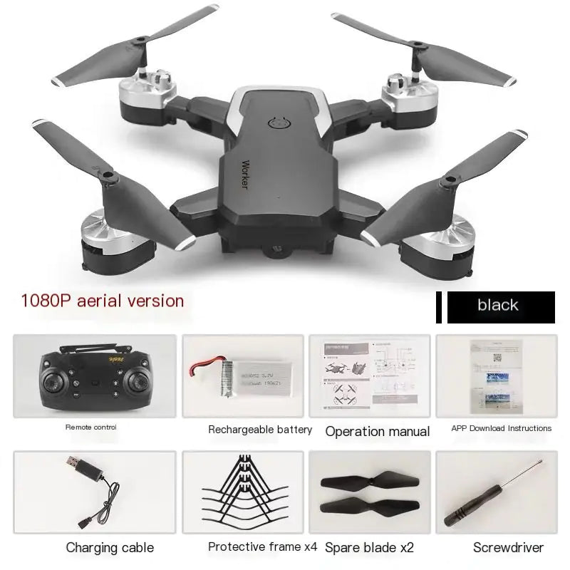 Foldable Drone Remote Control Aircraft with Camera - 3R Family Store