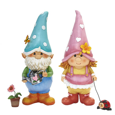 Funny Resin Garden Gnome Statue for Outdoor Decor - 3R Family Store
