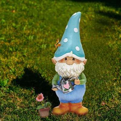 Funny Resin Garden Gnome Statue for Outdoor Decor - 3R Family Store