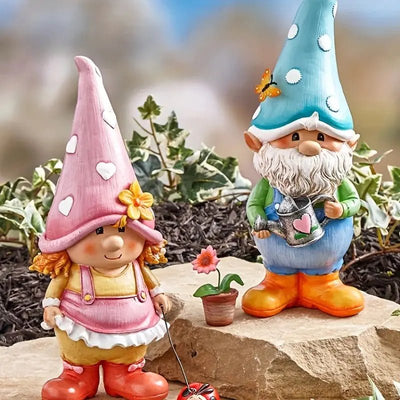 Garden Gnome Statue - Resin Tabletop and Room Decor - 3R Family Store