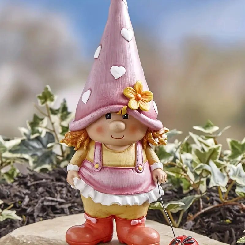 Garden Gnome Statue - Resin Tabletop and Room Decor - 3R Family Store