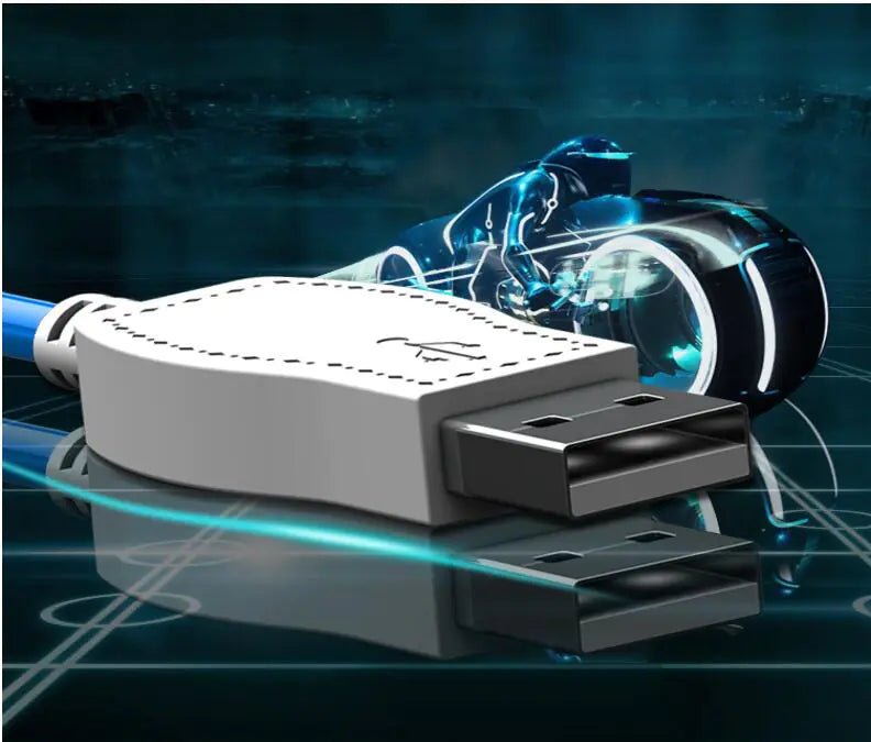 "Glowing Data Cable, Charging Cable, Light - Up Phone Cable" - 3R Family Store