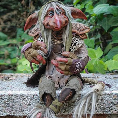 Gothic Vintage Garden Elf Goblin Sculpture for Outdoors - 3R Family Store