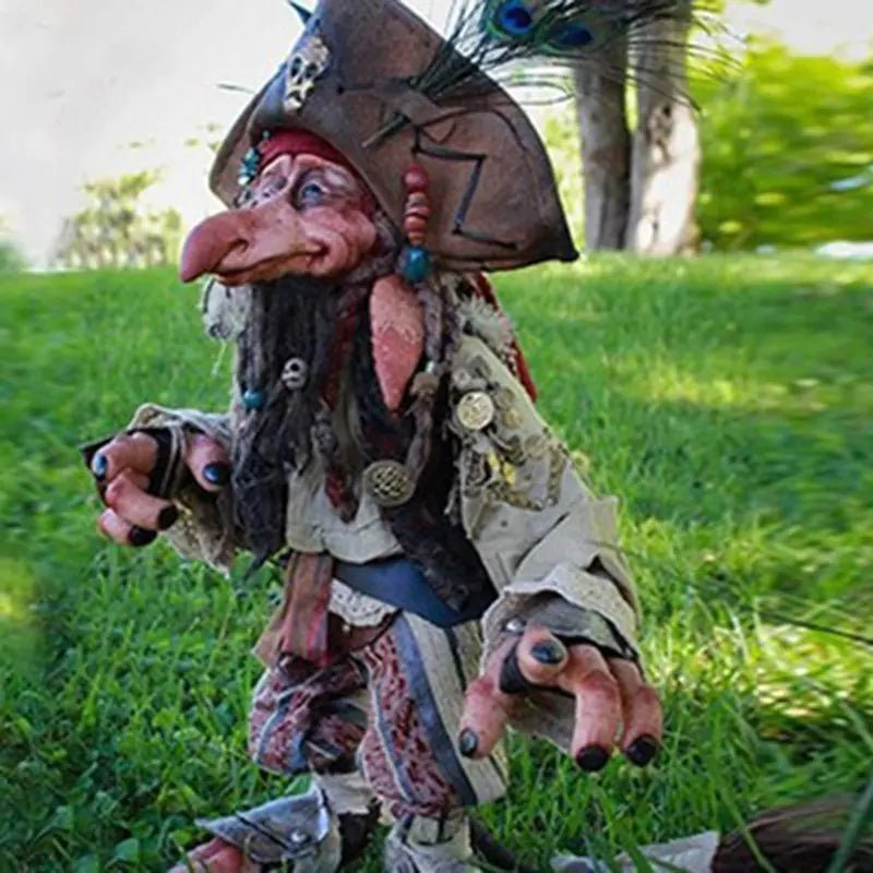 Gothic Vintage Garden Elf Goblin Sculpture for Outdoors - 3R Family Store
