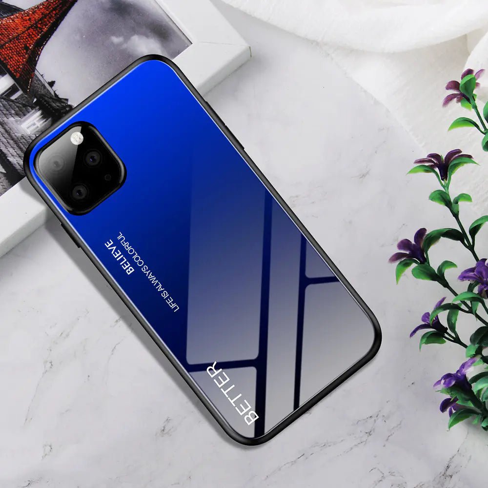 Gradient Glass Phone Case for iPhone 11 and XS Max - 3R Family Store