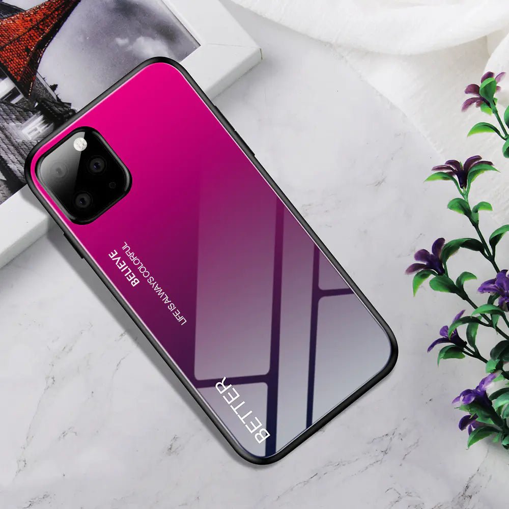 Gradient Glass Phone Case for iPhone 11 and XS Max - 3R Family Store