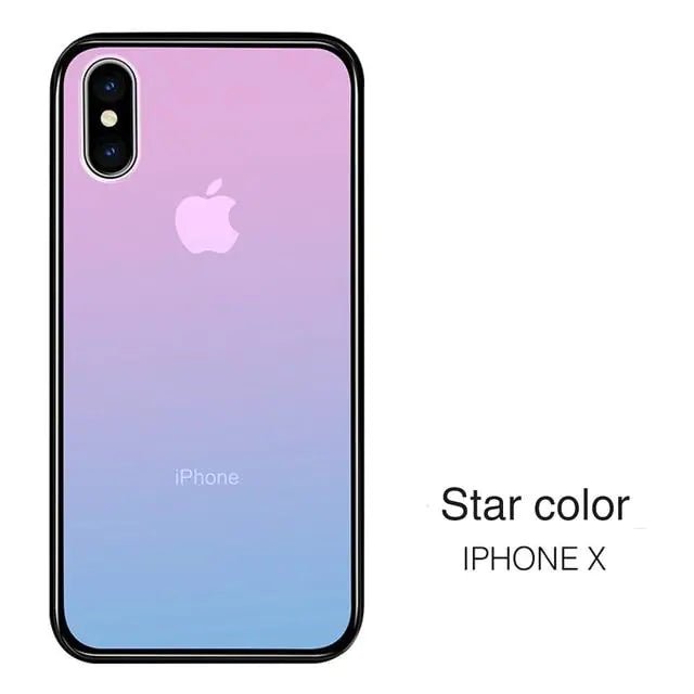 Gradient Phone Case for iPhone Xs Max/XR/8/7/6 Plus - 3R Family Store