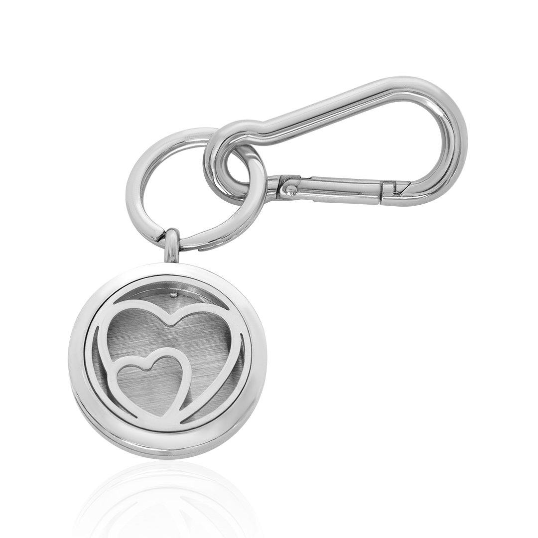 Heart Locket Key Chain FKC045SR - 3R Family Store