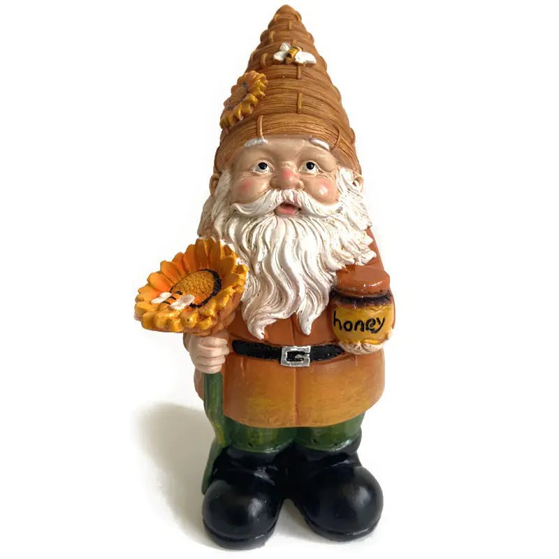 Honey Gnome Resin Garden Statue for Lawn Decoration - 3R Family Store