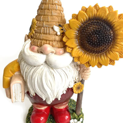 Honey Gnome Resin Garden Statue for Lawn Decoration - 3R Family Store