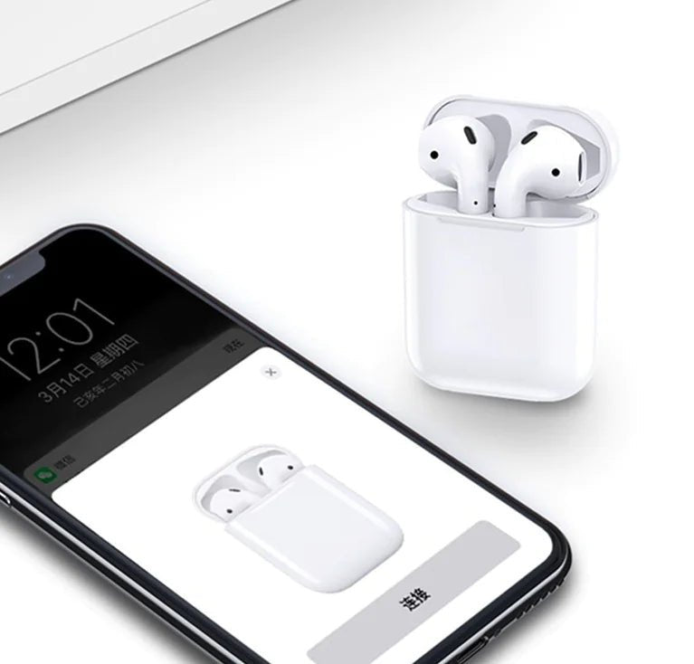i12 TWS Wireless Bluetooth Earbuds with Charging Case - 3R Family Store