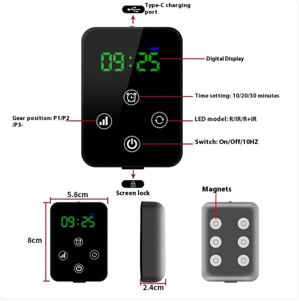 Infrared Knee Pain Relief Massager with Red Light Therapy - 3R Family Store