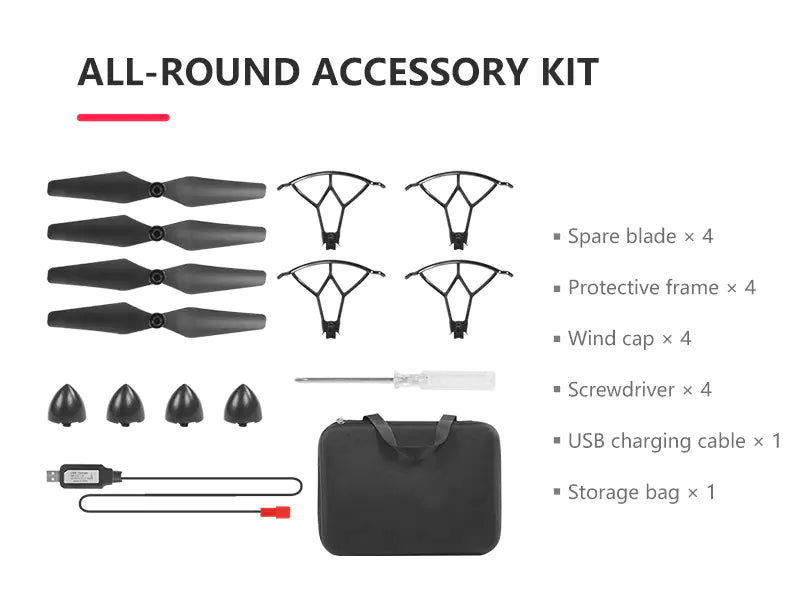 KY601G GPS Foldable 4K Drone with 5G Control - 3R Family Store