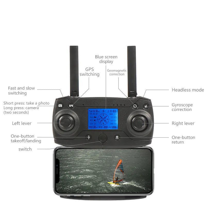 KY601G GPS Foldable 4K Drone with 5G Control - 3R Family Store