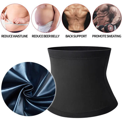 Men's Sauna Body Shaper Waist Trainer Slimming Belt - 3R Family Store