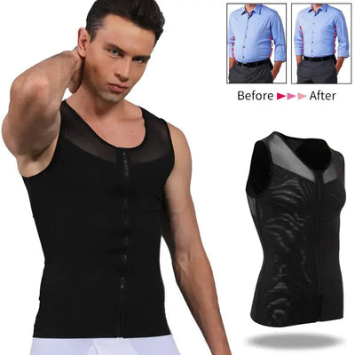 Men's Slimming Body Shaper Waist Trainer and Vest - 3R Family Store
