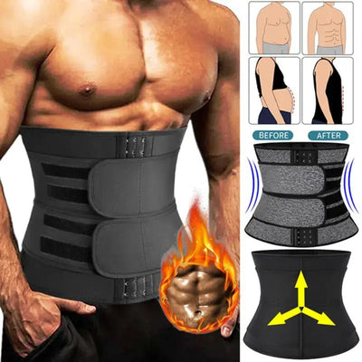 Men's Waist Trainer Tactical Back Support Slimming Belt - 3R Family Store