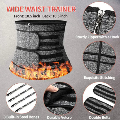 Men's Waist Trainer Tactical Back Support Slimming Belt - 3R Family Store